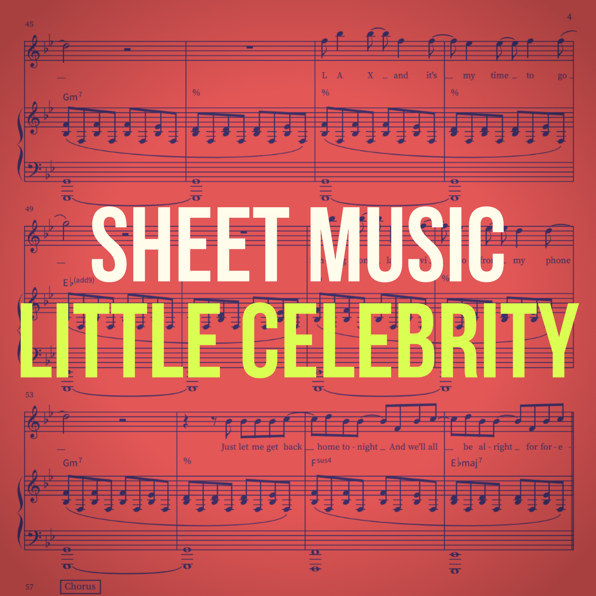 'Little Celebrity' Sheet Music